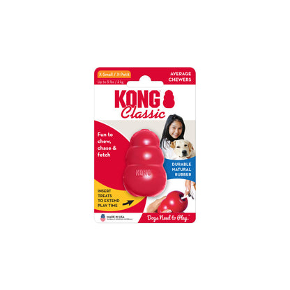 Kong Classic dog toy packaging on a white background