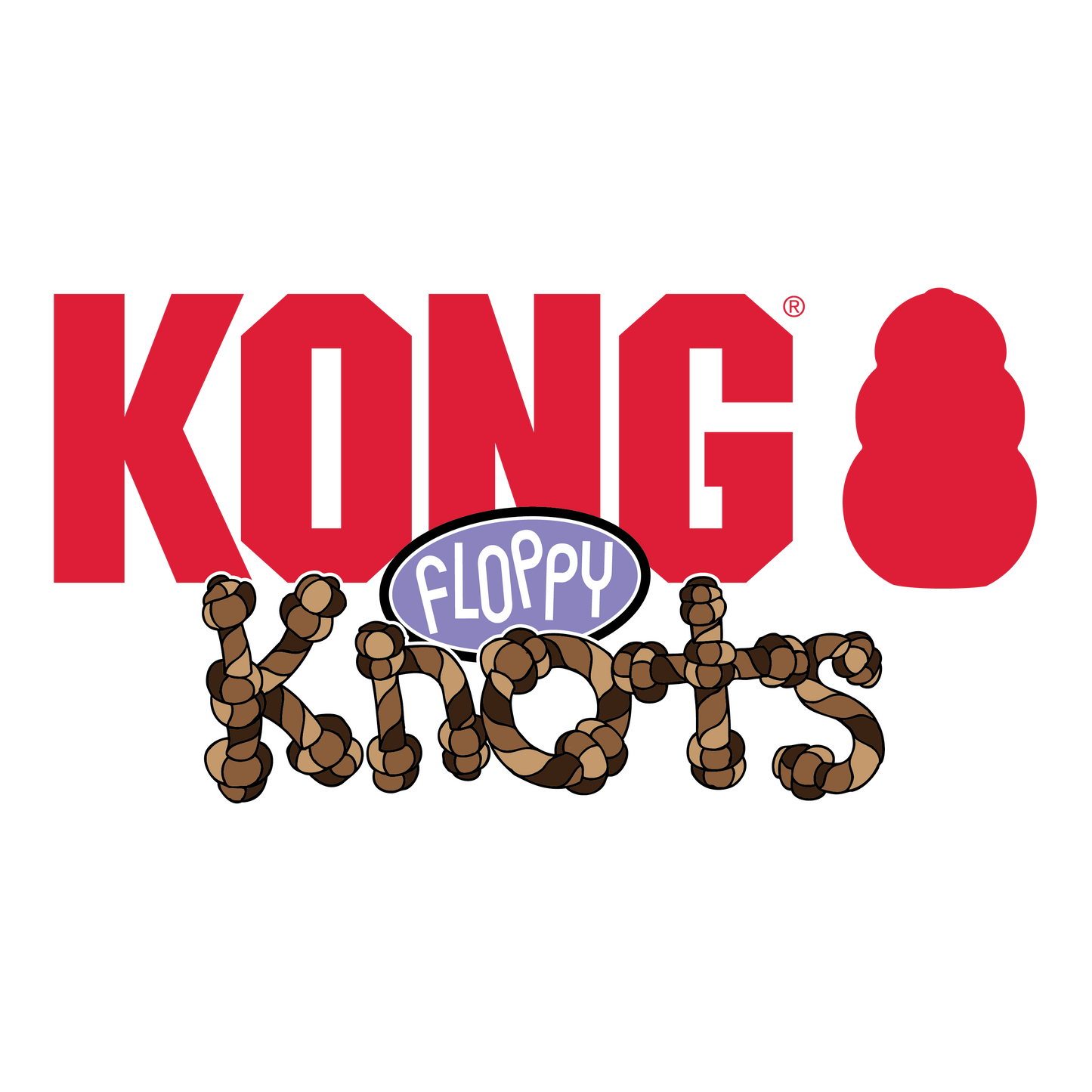 Kong Floppy Knots Fox Medium/Large