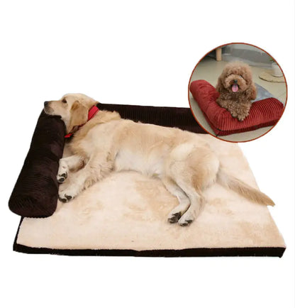 Pet Dog Bed Soft Plush Comfortable Small Medium 🛏️