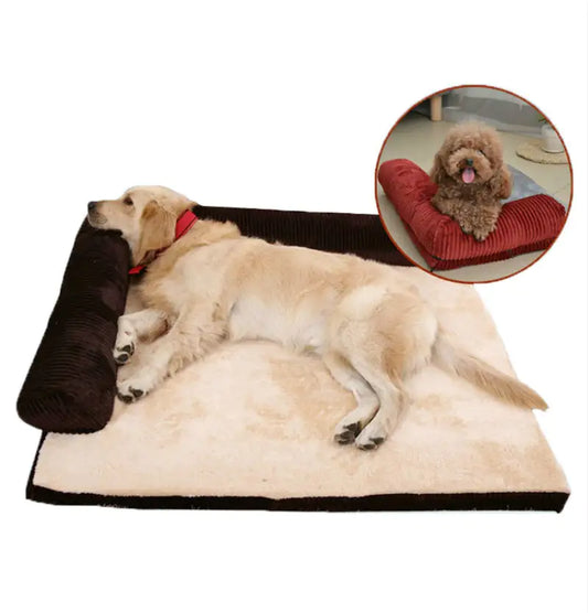 Pet Dog Bed Soft Plush Comfortable Small Medium 🛏️