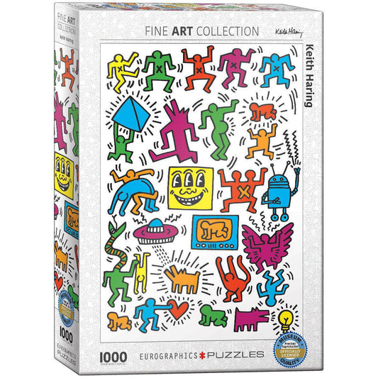Keith Haring Collage 1000 Piece Jigsaw Puzzle Eurographics