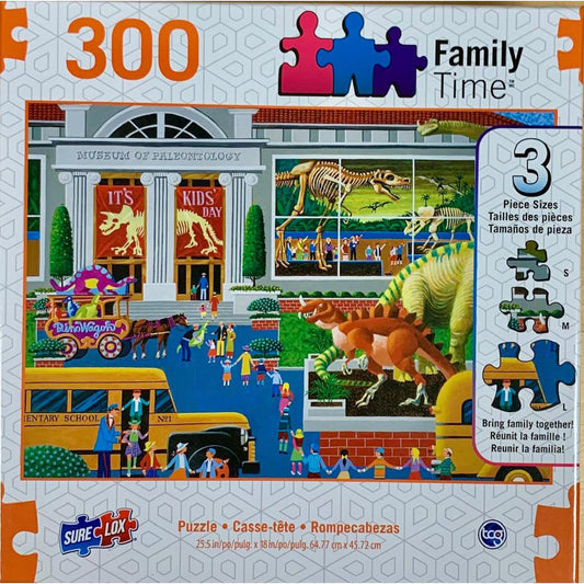 Kids Day at the Museum Family Time 300 Piece Jigsaw Puzzle Sure Lox