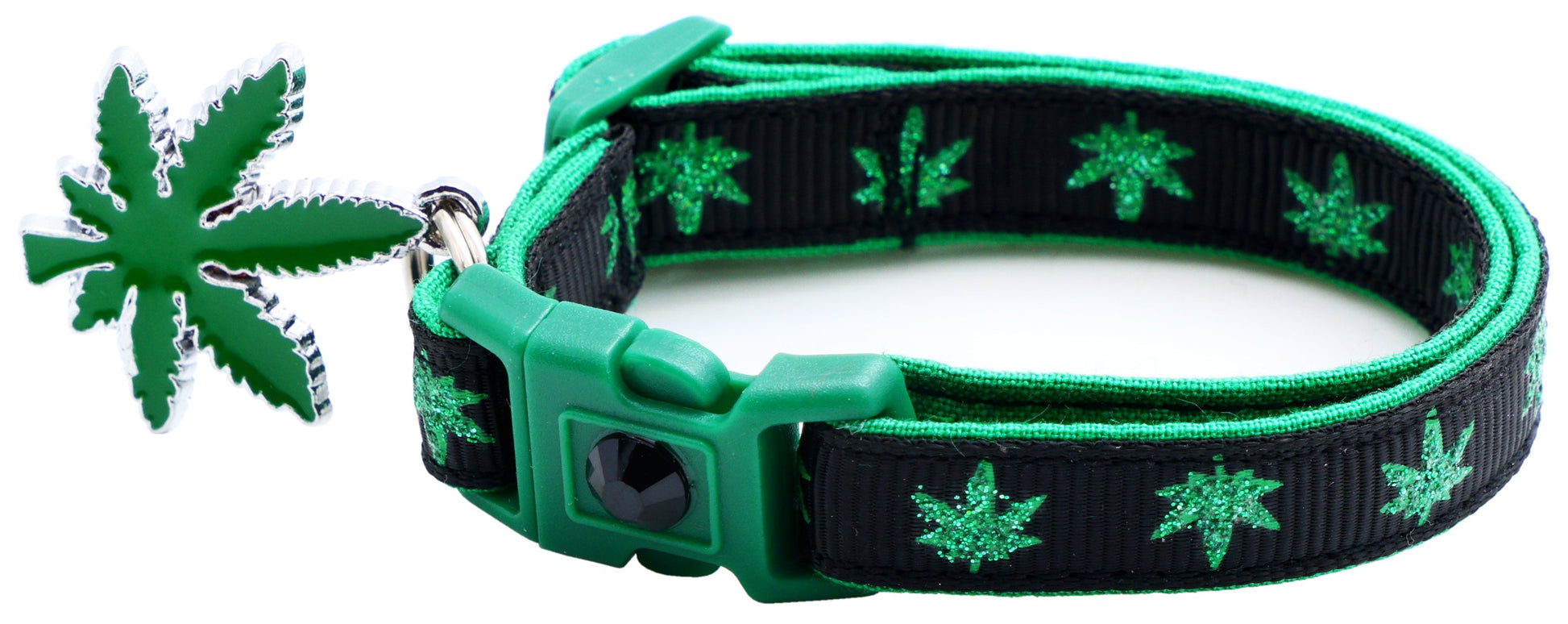Cannabis Leaf Breakaway Cat Collar - Purrfect Pet Kingdom