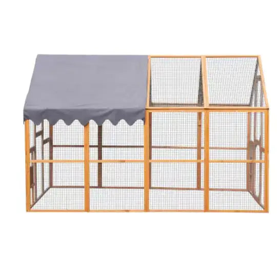 Deluxe Outdoor Pet Haven with Waterproof Guard - Ameraeon