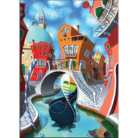 La Gondola 500 Piece Premium Jigsaw Puzzle Art & Fable