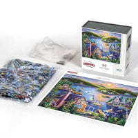 Lake House 1000 Piece Jigsaw Puzzle Boardwalk