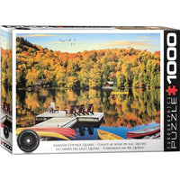 Lakeside Cottage, Quebec 1000 Piece Jigsaw Puzzle Eurographics