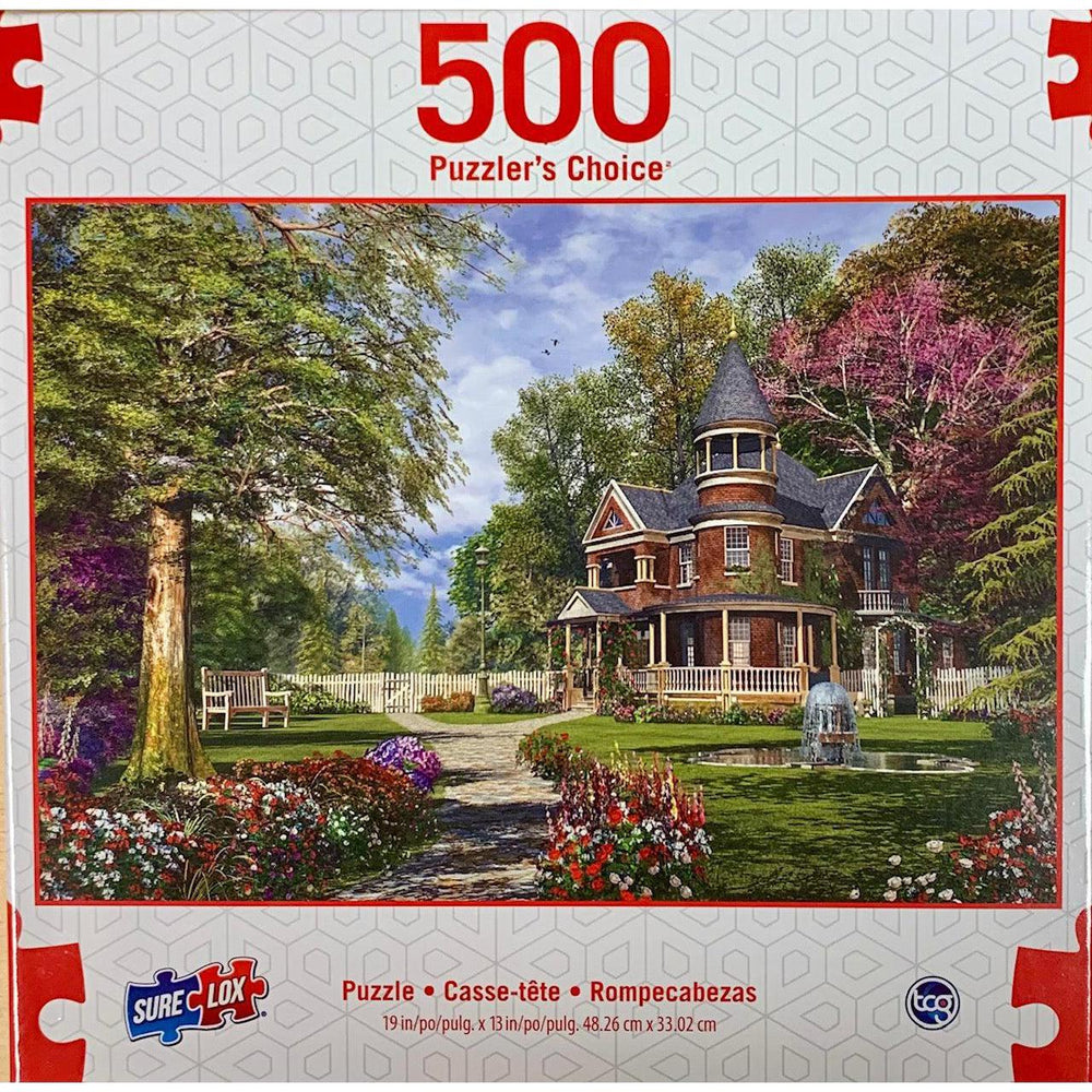 Late Summer Garden Puzzler's Choice 500 Piece Jigsaw Puzzle Sure Lox