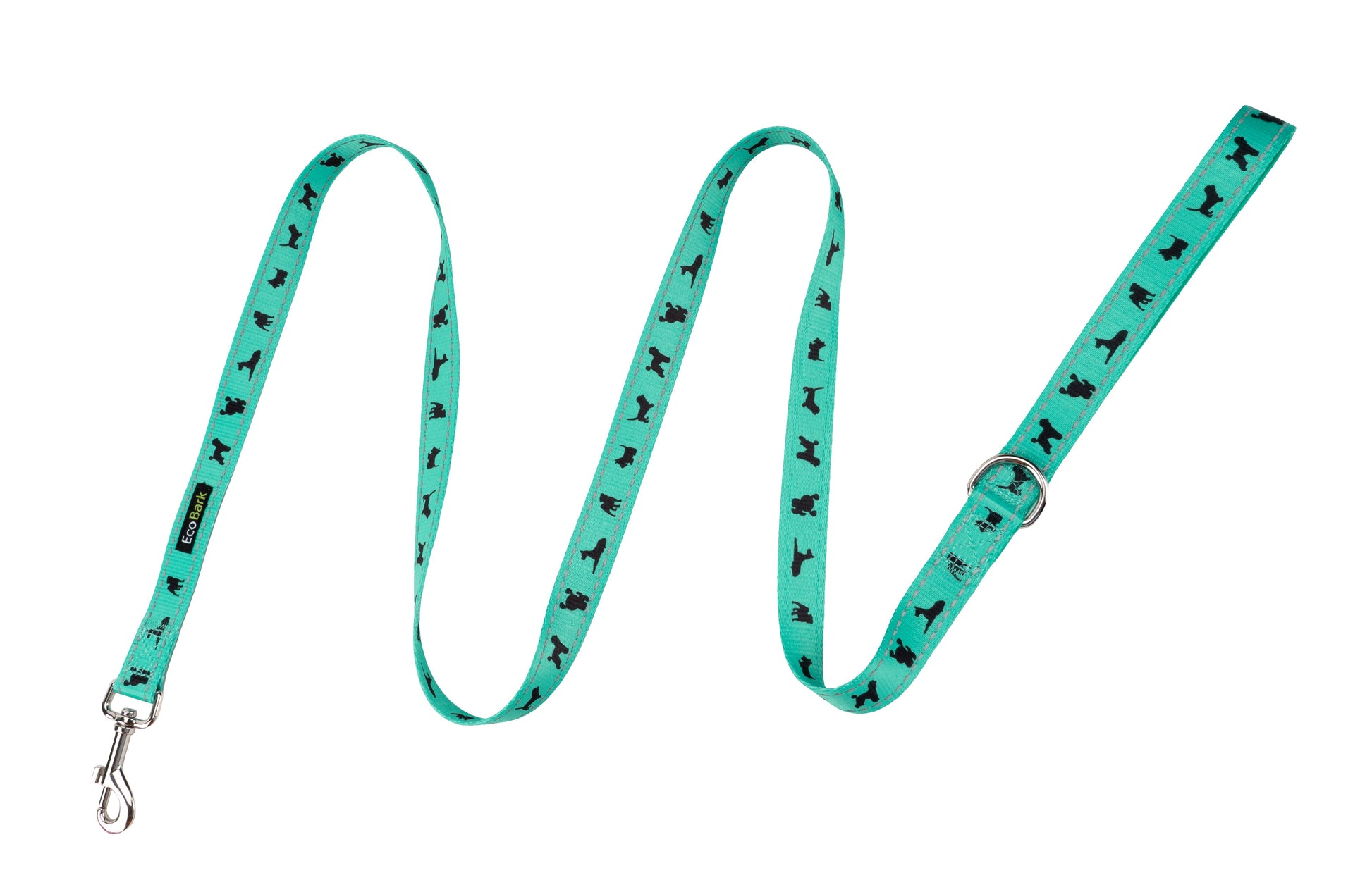 Dog Leash EcoBark Mint Turquoise Leash Comfort Grip Padded - gallery product image for dog leash