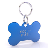 HyperLite Bone Dog ID Tag with Engraving