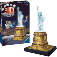 Light-Up Statue of Liberty 120 Piece 3D Jigsaw Puzzle Ravensburger