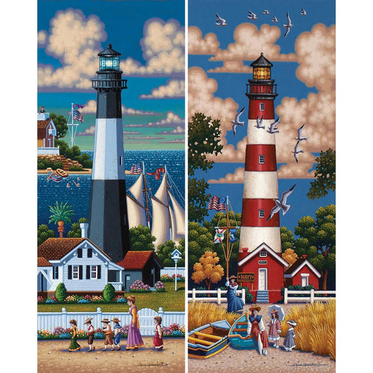 Lighthouses South 210 Piece Jigsaw Puzzle Dowdle