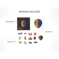 Lion 70 Piece Wooden Jigsaw Puzzle Geek Toys