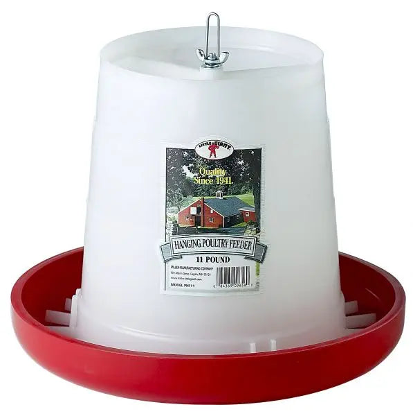 Little Giant Plastic Hanging Poultry Feeder Holds 11-Pound Feed