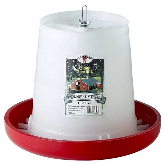 Little Giant Plastic Hanging Poultry Feeder Holds 11-Pound Feed
