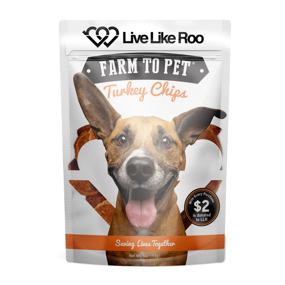 Farm To Pet Live Like Roo Turkey Chips (4oz)