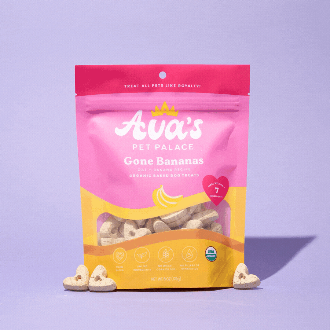 Ava's Pet Palace Organic Dog Treat Bag - Bundle 3 Flavors Bags