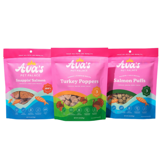 Ava's Pet Palace Power Pack Bags - Protein Dog Treat Bundle