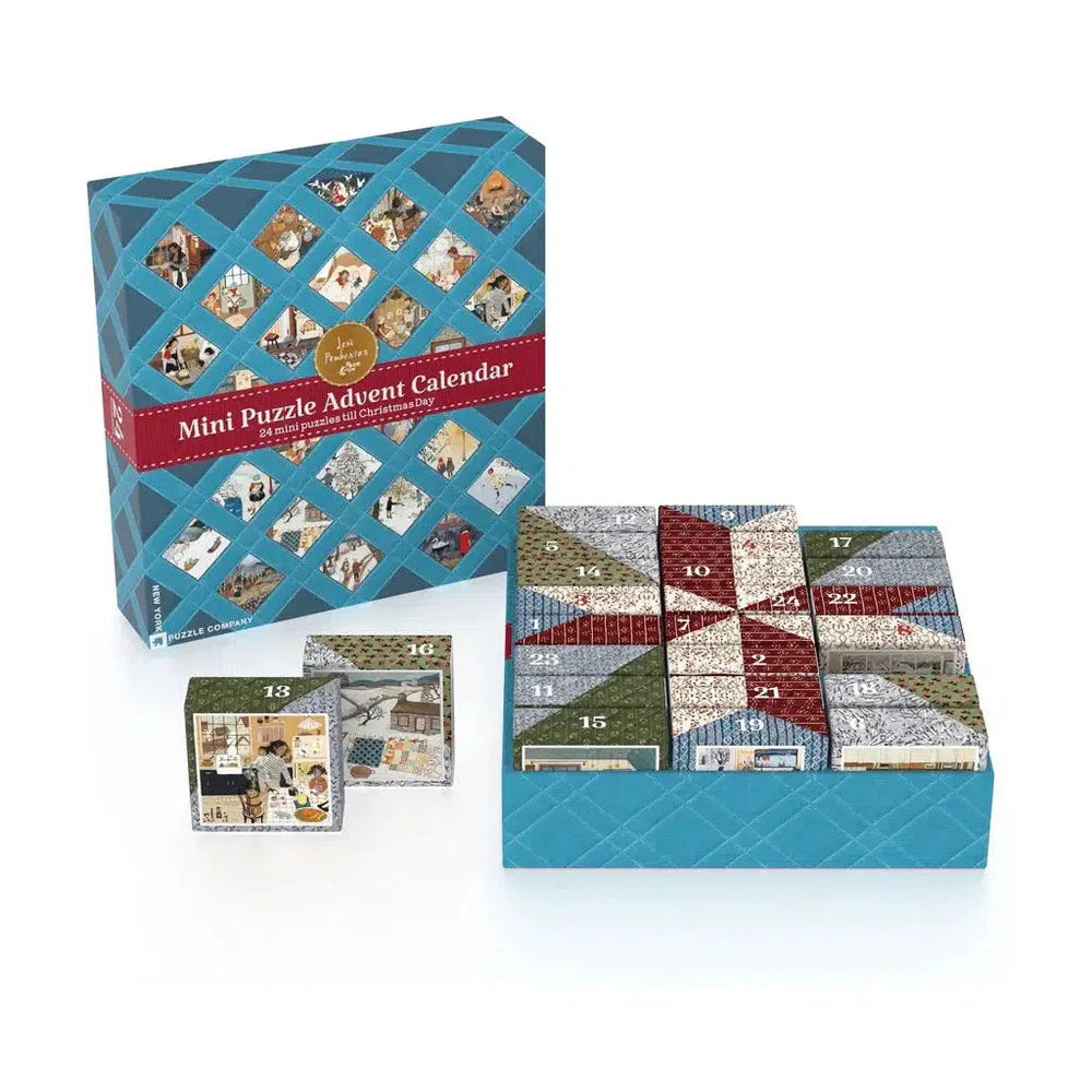Loré Pemberton Advent Calendar - 24 Set of 100 Piece Mini Jigsaw Puzzles NYPC