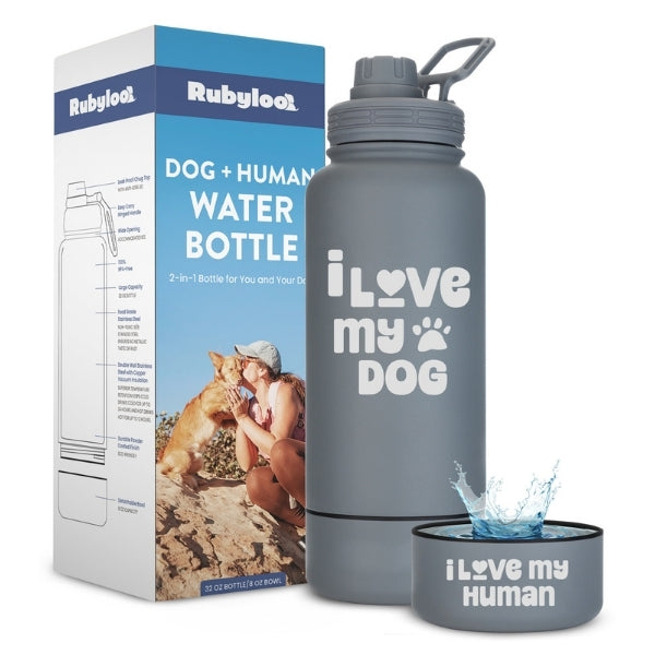 Portable Leak-Proof Travel Water Bowl for Dogs and Cats 16oz