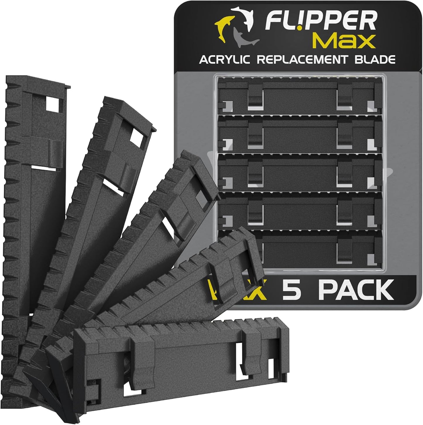 Scraper Blades – Flipper Max ABS 5-Pack Acrylic Safe Refill