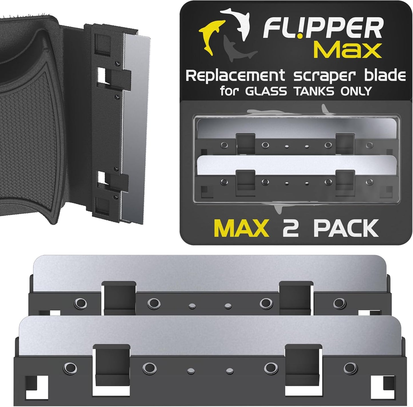 Scraper Blades – Flipper Max Stainless Steel Refill (2-Pack)