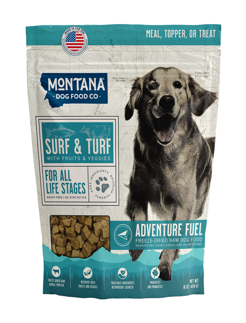 Grain-free Surf & Turf Freeze-dried Raw Adventure Fuel (Dog