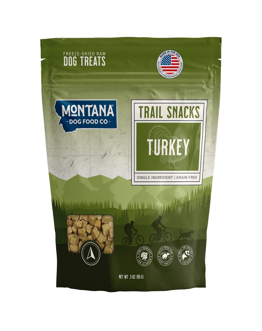 Turkey Liver Freeze-dried Raw Trail Snacks (Treats) for Dogs