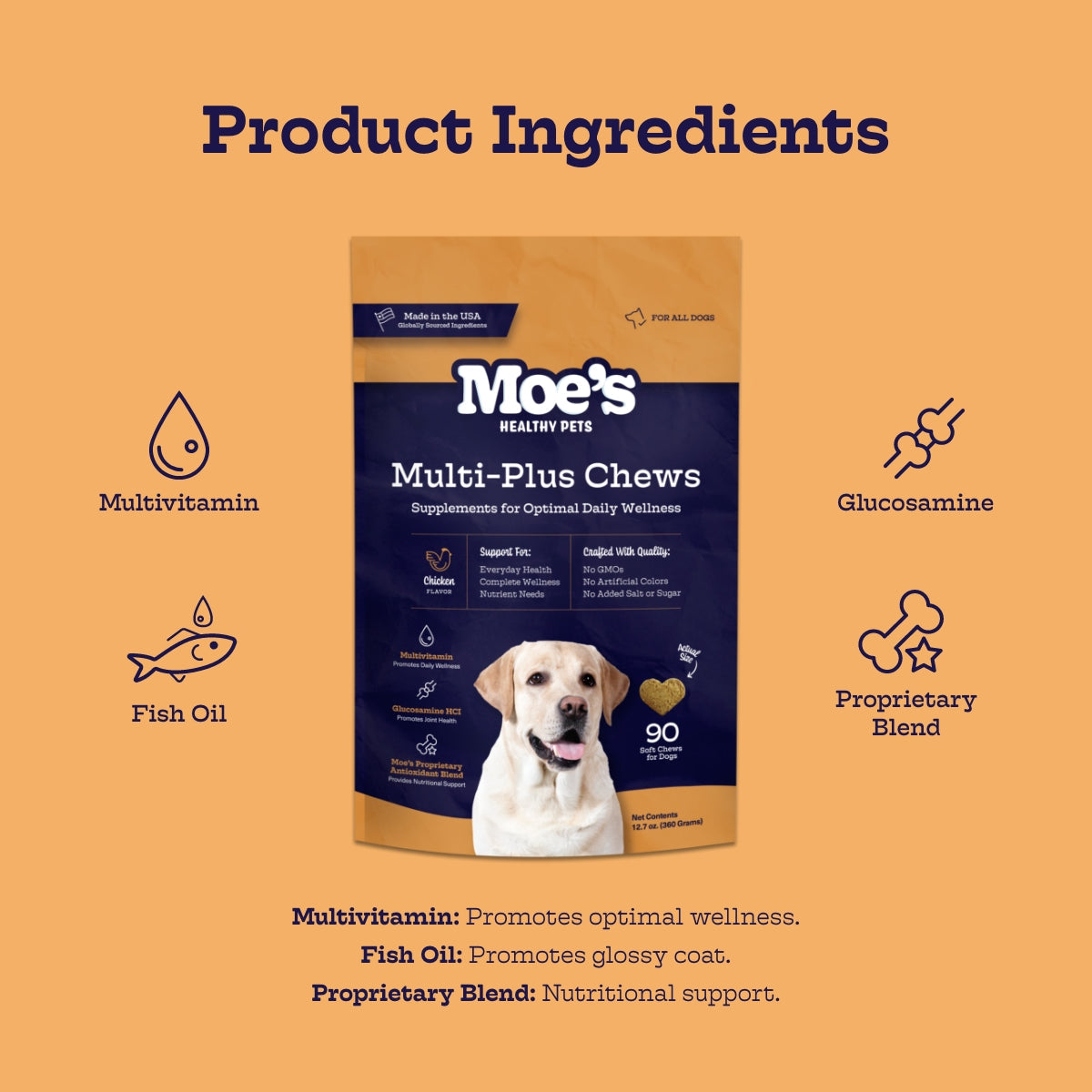 Multi - Plus Chews - Moe's Healthy Pets