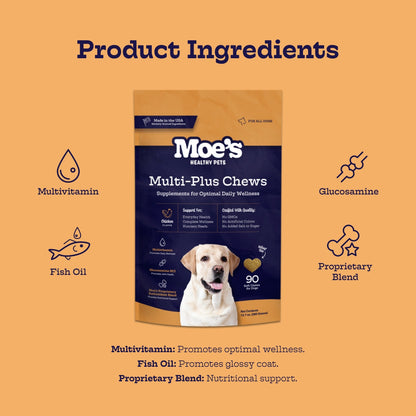 Multi - Plus Chews - Moe's Healthy Pets