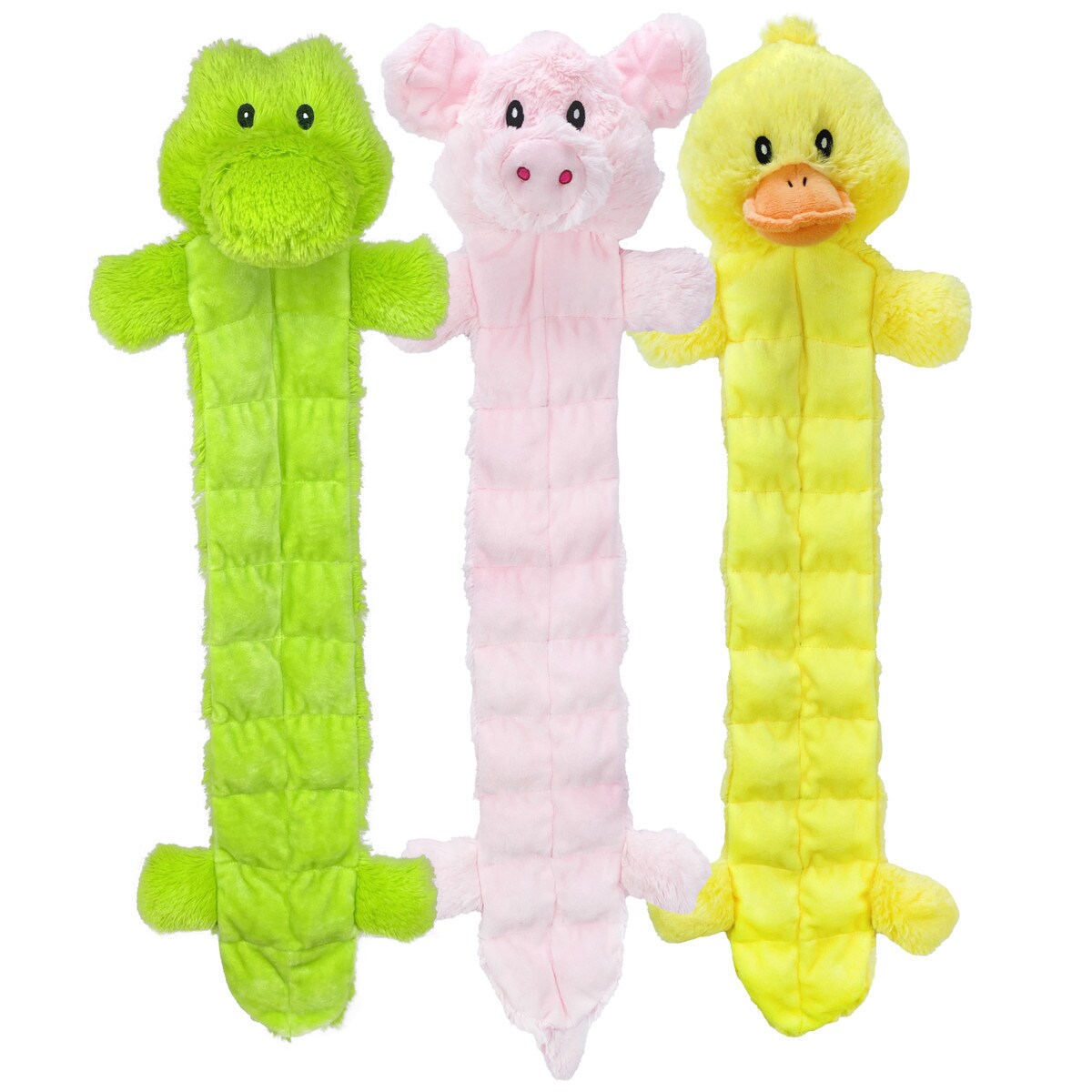 Multipet Long Squeaker Mat - Assorted Animals 24" - Multipet Dog Toys - The Family Pet