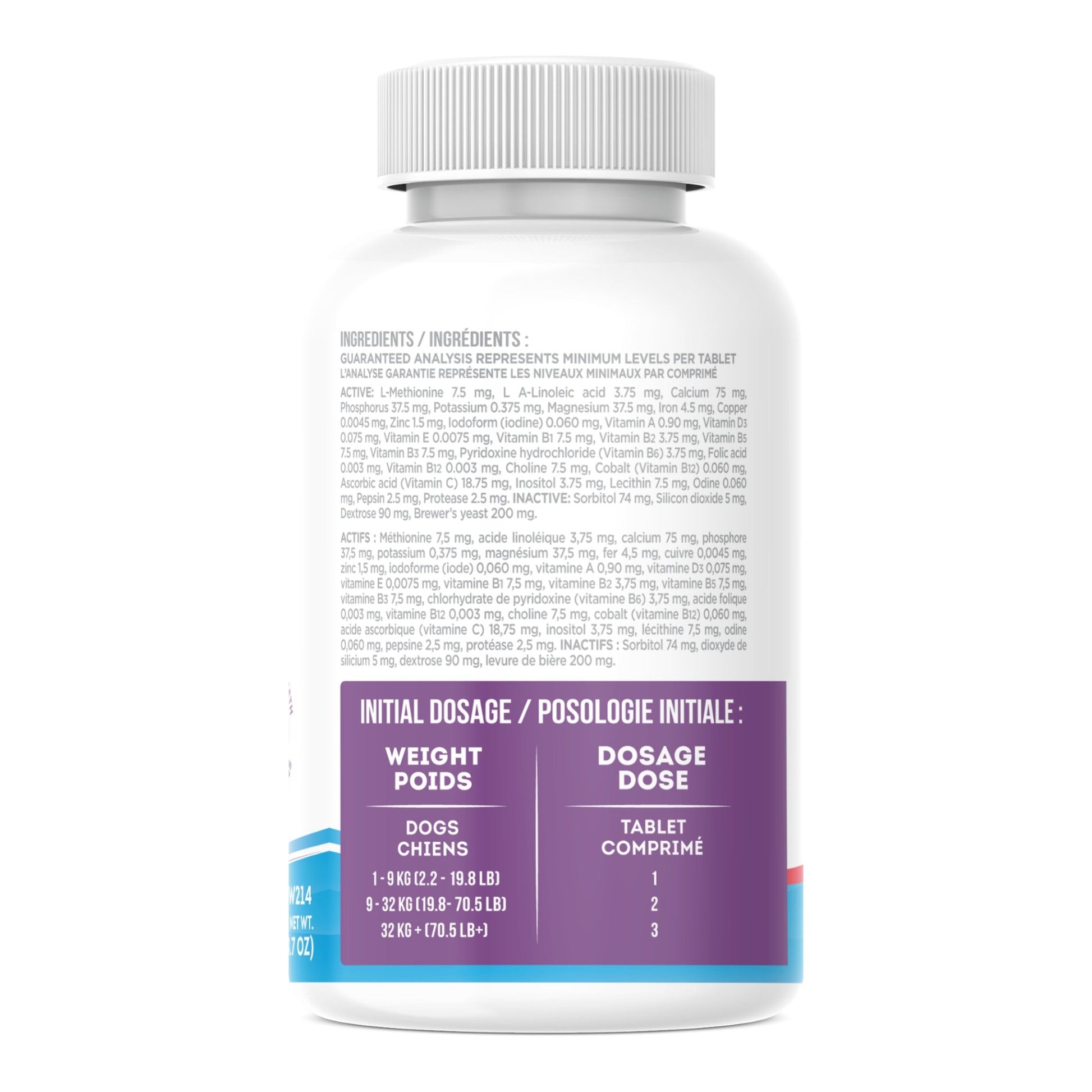 UBAVET MULTIVIT Daily Vitamin and Mineral Tablet for Dogs – Comprehensive Nutritional Support – (90 ct) - Purrfect Pet Kingdom