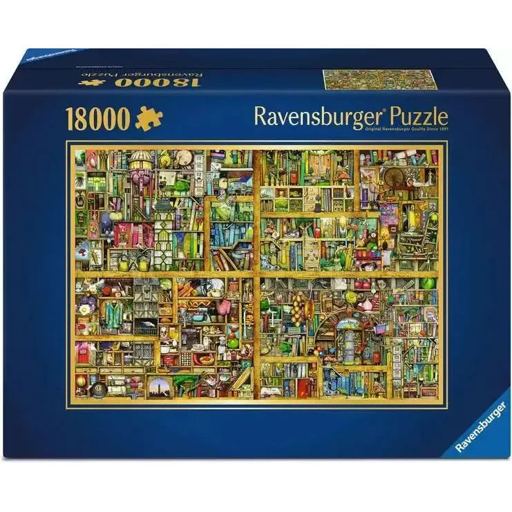 Magical Bookcase 18000 Piece Jigsaw Puzzle Ravensburger