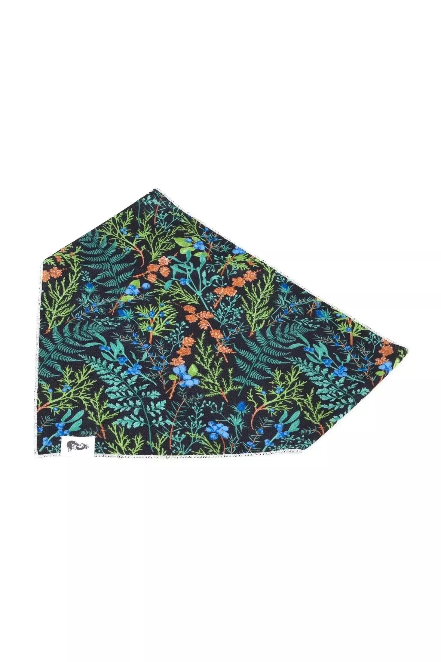 Magical Fern Forest Dog Bandana & Matching Keychain - Purrfect Pet Kingdom