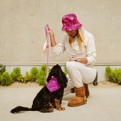 Dog Leash Hemp Cotton Sustainable Blue 🦮