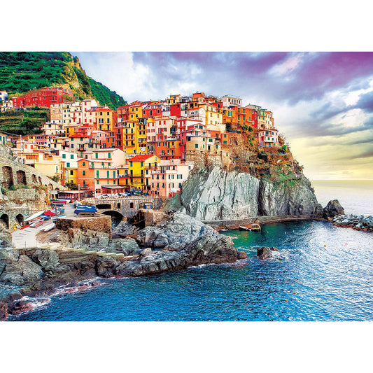 Manarola Cinque Terre Italy Mediterran 1000 Piece Jigsaw Puzzle Eurographics
