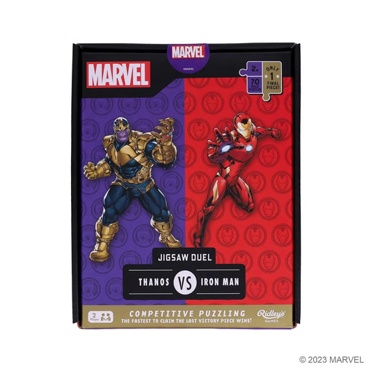 Marvel Iron Man vs. Thanos Set of 2 70 Piece Jigsaw Duel Puzzles Ridley