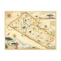 Masai Mara 1000 Piece Jigsaw Puzzle Xplorer Maps