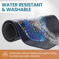 Flipper Aquarium Mat with Tang Artwork