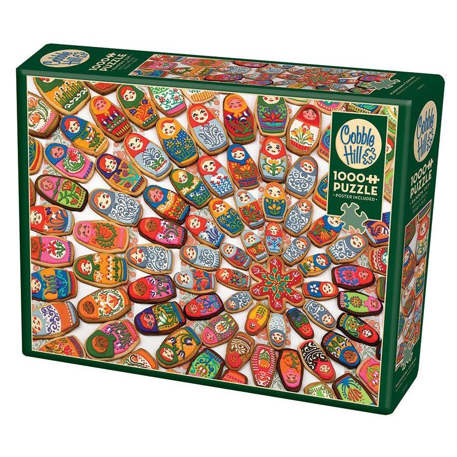Matryoshka Cookies 1000 Piece Jigsaw Puzzle Cobble Hill