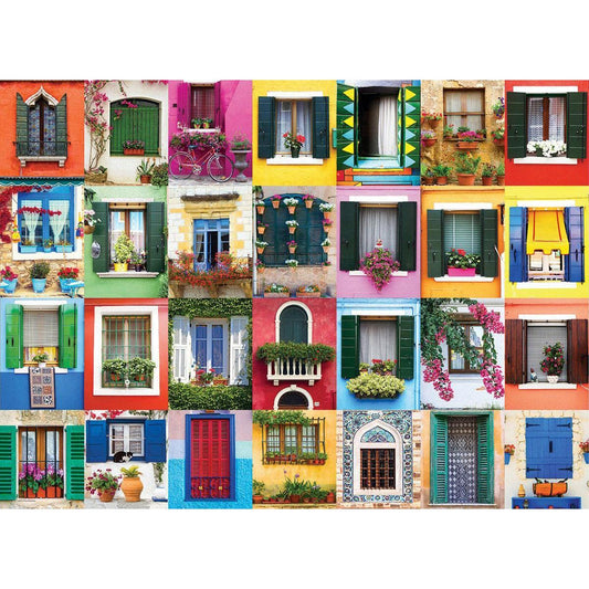Mediterranean Windows 1000 Piece Jigsaw Puzzle Eurographics