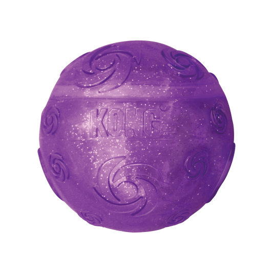 KONG Squeezz Crackle Ball Interactive Sensory Dog Toy 👑