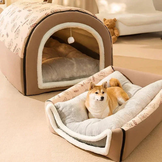 Winter Nest Pet Haven Cozy Warm Bed 🛏️