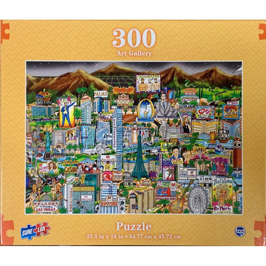 Midnight in Vegas Art Gallery 300 Piece Jigsaw Puzzle Sure Lox
