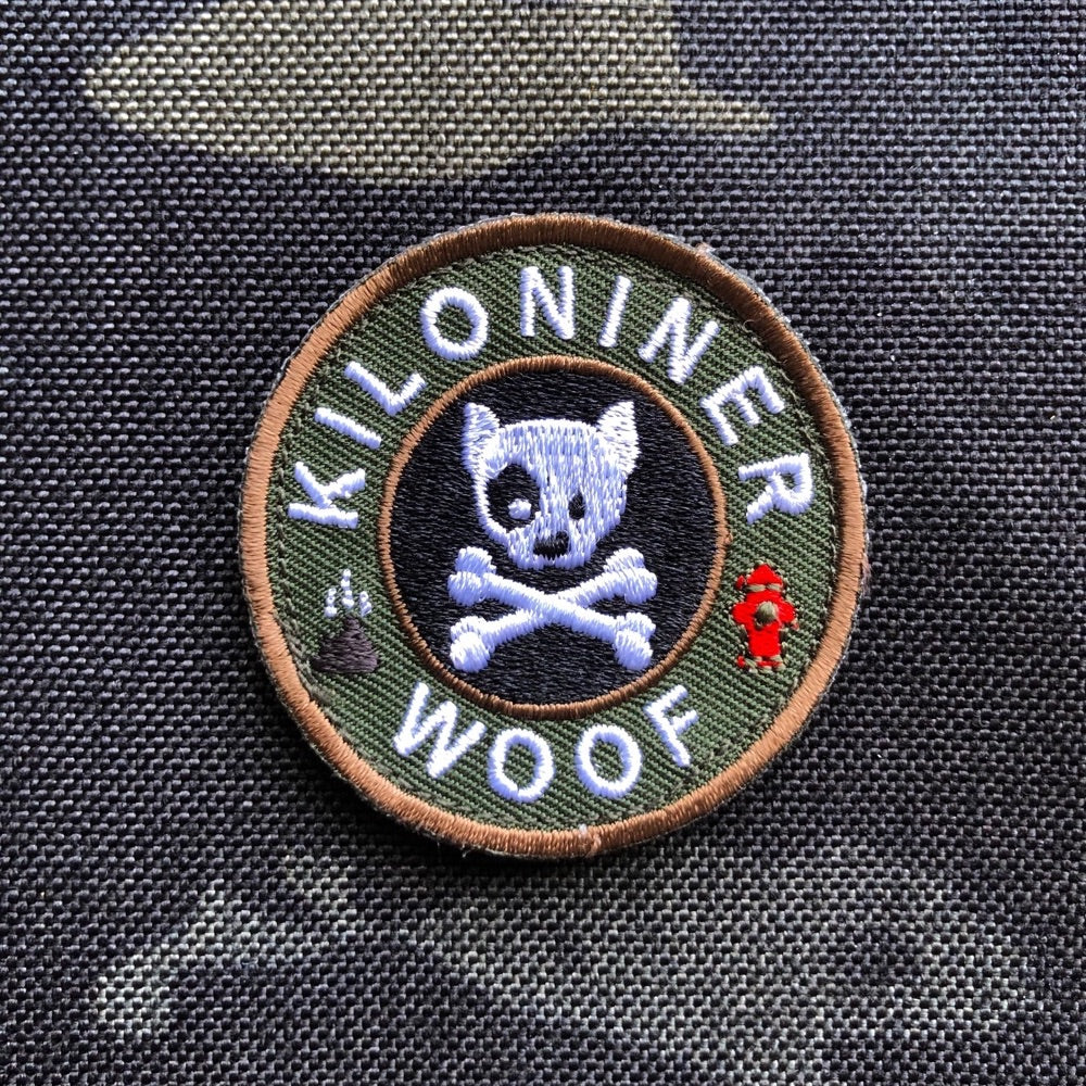 MINI DOG & CROSSBONES JUNGLE Morale Patch