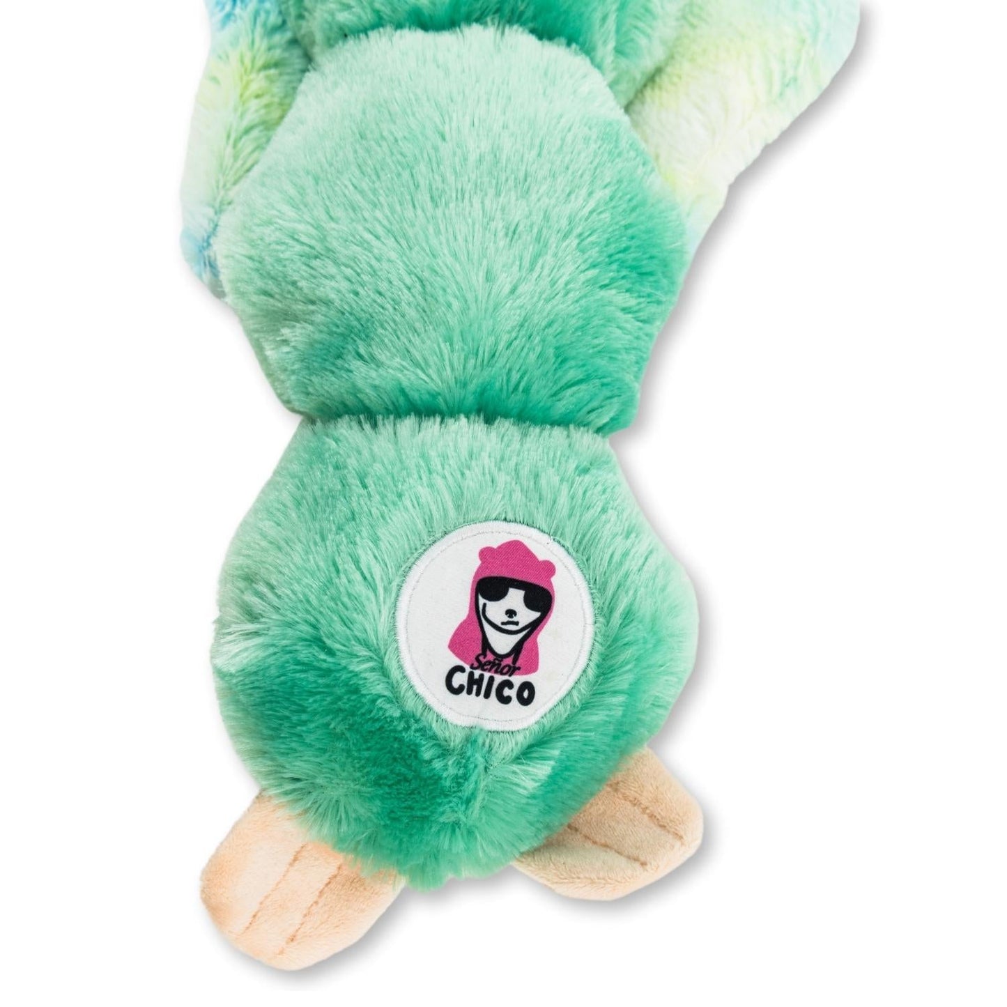 Mystical Mint Winged Sloth Plush Dog Toy – with Squeaker &