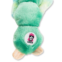 Mystical Mint Winged Sloth Plush Dog Toy – with Squeaker & Crinkle Paper for Fun Play