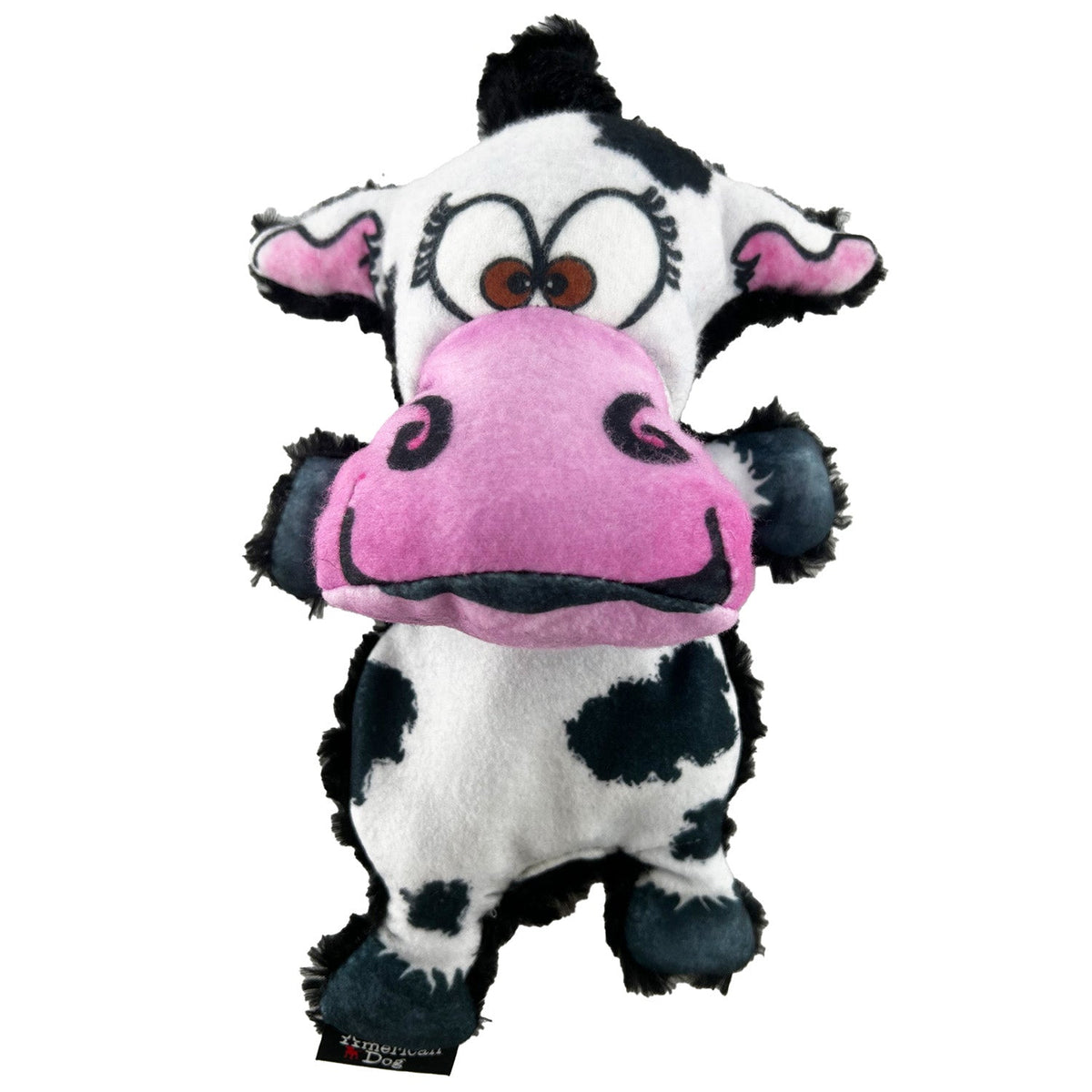 Dog Toy Moo Ria The Cow Interactive Plush Chew Play Durable - main product image for Dog Toys
