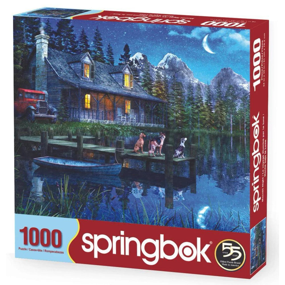 Moonlit Night 1000 Piece Jigsaw Puzzle Springbok
