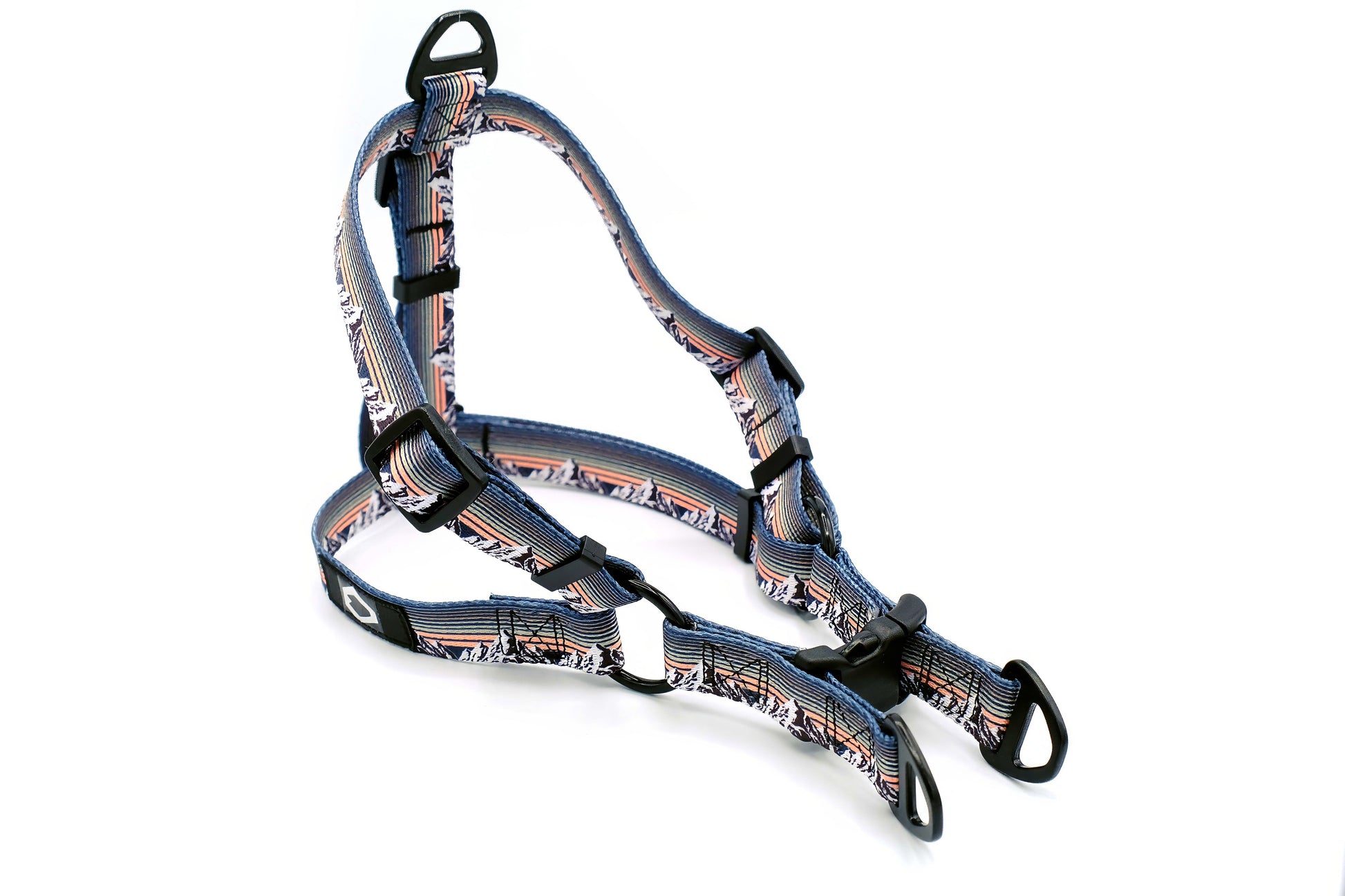 Outdoor Style Mountain Sunset Nylon Step In Dog Harness - Dog Harnesses - Euro - Dog Collars and Leads